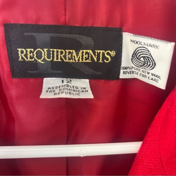 Requirements Vintage Blazer Sz 12 - Picture 7 of 7